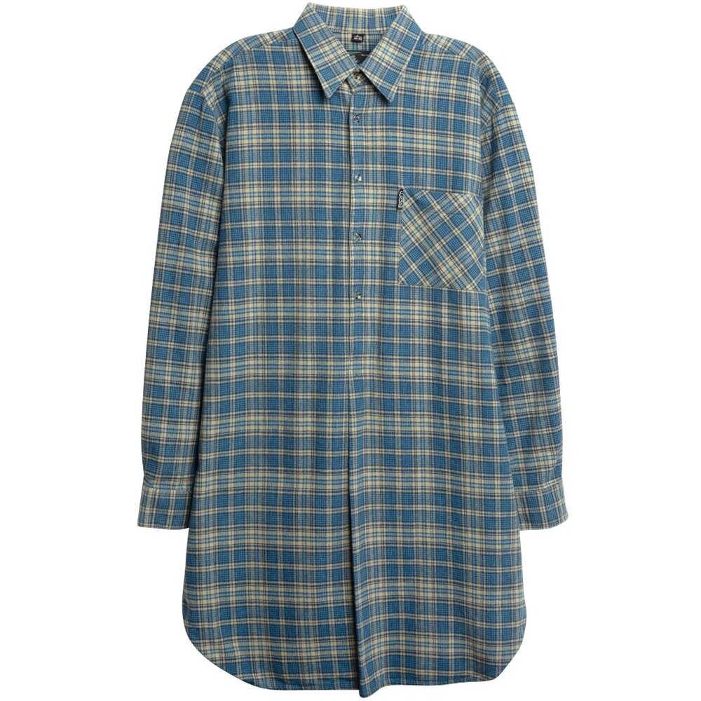 Claude de Barsac (Netherlands) Vintage Tartan Flannel Knit Shirt : L
